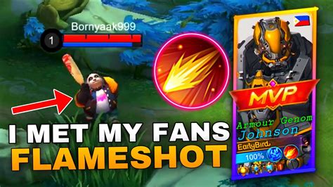 Johnson Mastered The Power Of Flameshot 🔥 I Met My Fans And Took Photo