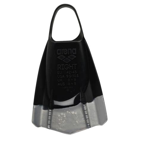 Arena Powerfin Pro black silver is one of several limited designs
