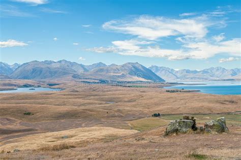 Mackenzie Country In New Zealand Stock Photo Image Of Turquoise