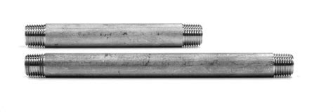 Bspt Threaded Barrel Nipple Extended Lengths Lb Stainless