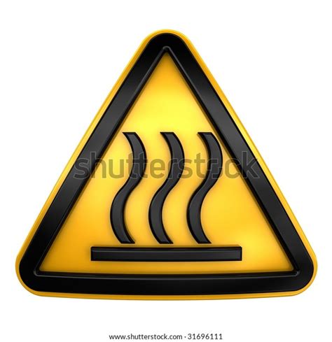 Caution Hot Surface Sign Stock Illustration Shutterstock