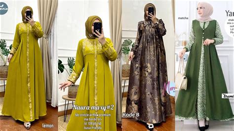 Spesial Dress Muslim Mewah Busana Wanita Masa Kini Baju Gamis