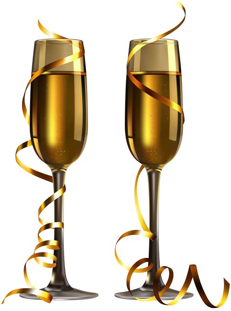 Happy New Year Champagne Glasses Wallpapers Wallpaper Cave