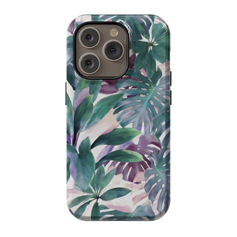 Iphone 14 Pro Cases Tropical Emerald By Micklyn Le Feuvre Artscase