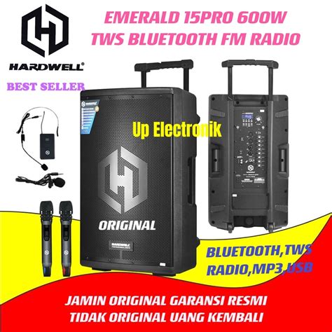 Jual Speaker Portable Hardwell Emerald Pro W Original Tws