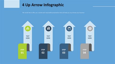 Up Arrow Infographic Diagramprocess