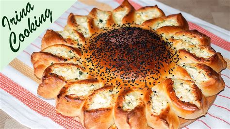 Эффектный Пирог ПОДСОЛНУХ 🥠 ПИРОГ с двумя начинками Ирина Кукинг - YouTube