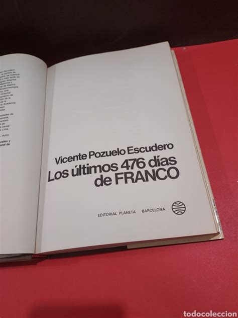 Los Ultimos Dias De Franco Vicente Pozuel Comprar En