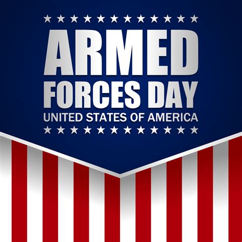 United States armed forces day. Vector illustration. Suitable for