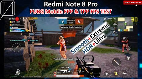 Redmi Note Pro Pubg Mobile Fps Test Youtube