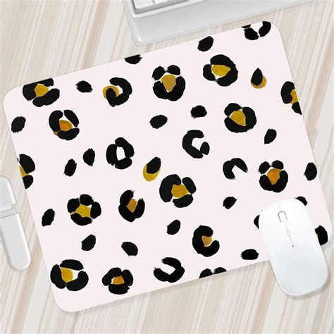 Petit Tapis De Souris Imprim L Opard Tapis De Souris De Jeu Sous Pc