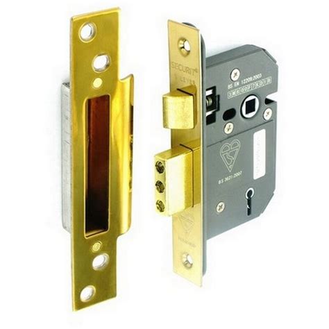 Securit S Lever British Standard Sash Lock Mm With Keys Brass