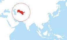 Uzbekistan Physical Map