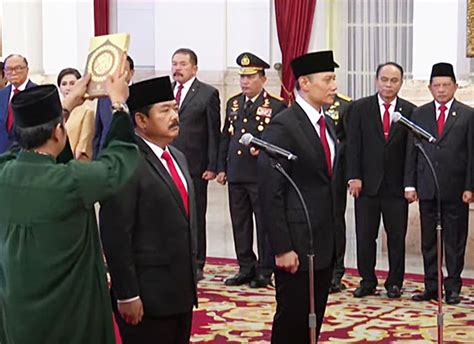 Hadi Tjahjanto Resmi Jabat Menko Polhukam AHY Jadi Menteri ATR BPN