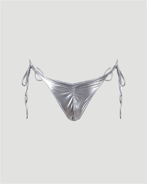 NEELY BIKINI BOTTOMS IN ALLUMINIUM All U Re