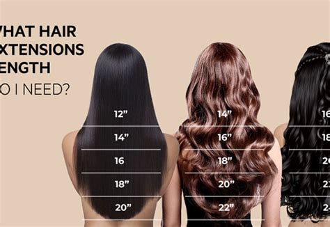 Hair Extensions Length Guide - Hair Extensions of Houston