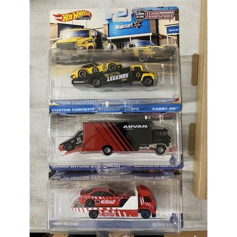 Hot Wheels Legends Tour Team Transport Walmart Exclusive Corvette Stingray Advan