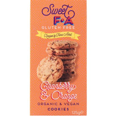 Island Bakery Sweet Fa Gluten Free Cranberry And Orange 125g British