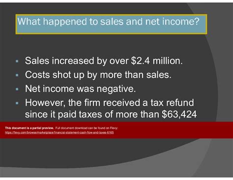 Ppt Financial Statement Cash Flow And Taxes 40 Slide Ppt Powerpoint Presentation Flevy