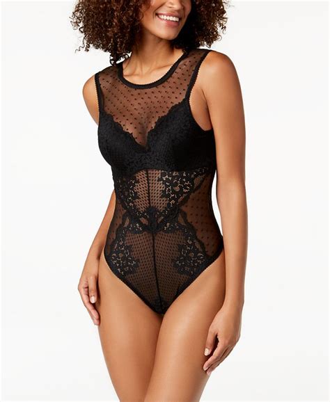 Inc International Concepts Inc Floral Mesh And Lace Bodysuit Created For Macys Macys