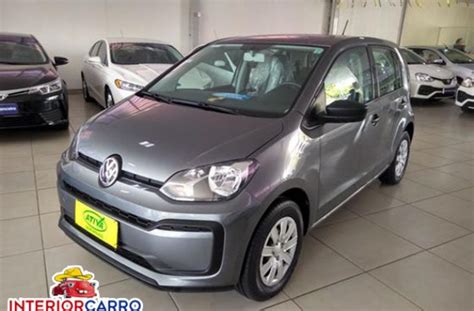 Volkswagen Up Cinza Flex Usado Interior Carro