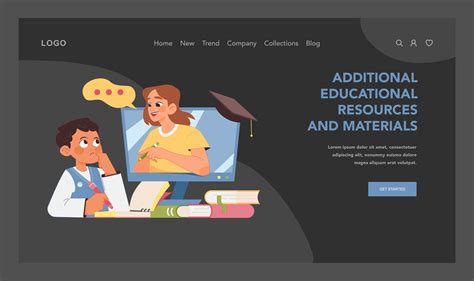 Online tutoring concept. Flat illustration 46121322 Vector Art at Vecteezy