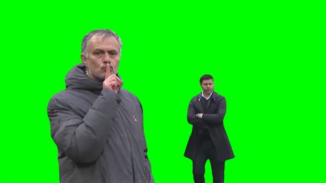 Jose Mourinho Shhh Meme Manchester United Vs Tottenham Green Screen Creatorset