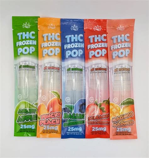 5 pack THC Frozen Pops - Eventeny