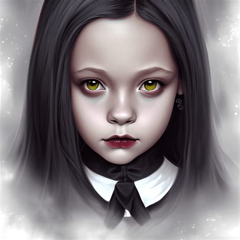 Beautiful Dark Jenna Ortega As Wednesday Addams Ominous Presence