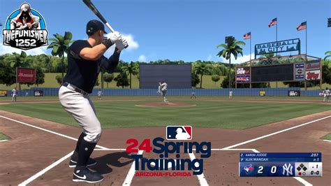 Mlb The Show 24 Toronto Blue Jays Vs New York Yankees Spring Training 2024 Youtube