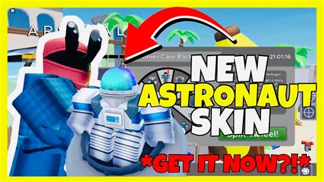 New Astronaut Skin In Arsenal Get It Now Roblox Youtube