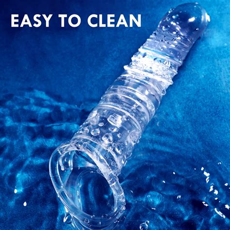 Elastic Penis Sleeve Reusable Soft Delayed Ejaculation Condoms Penis Dick Sleeve Adult Sex Toys