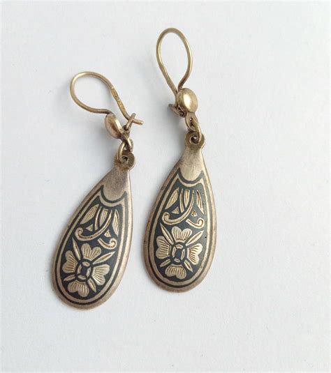 Серьги северная чернь серебро 925 проба со звездой СССР: 1 500 грн ...