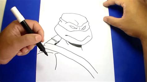 Como Desenhar How To Draw Como Dibujar A Tartaruga Ninja Youtube