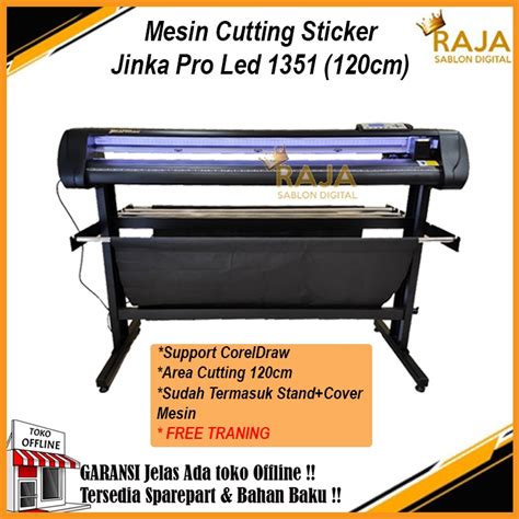 Jual Mesin Cutting Sticker Jinka Pro LED 1351 Coreldraw Shopee Indonesia