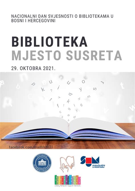 Nacionalni Dan Svjesnosti O Bibliotekama U Bosni I Hercegovini JU