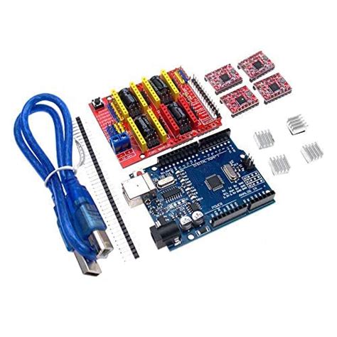 Diy Kit Cnc Shield Expansion Board A4988 Stepper Motor With