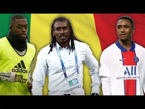 Ossature Aliou CISSÉ Duos Koulibaly Diallo Nampalys Gana Sabaly à