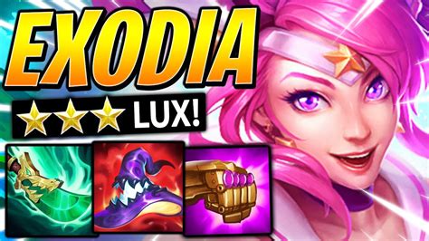 NEW OP LUX 3 EXODIA BUILD Teamfight Tactics Guide TFT Ranked 13 9