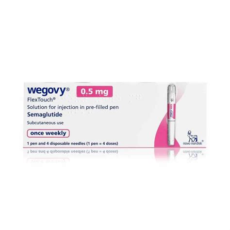 wegovy  flextouch prefilled  semaglutide injection mg ml