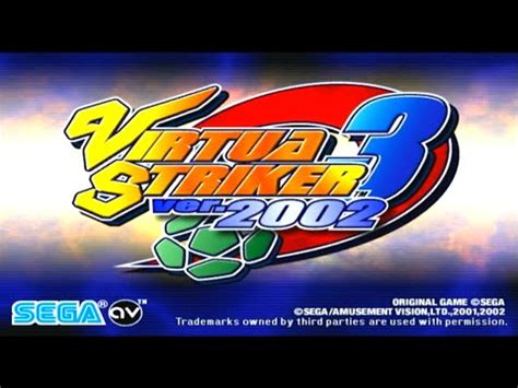 Virtua Striker 3 Ver 2002 Nintendo Gamecube Attract Intro And Short