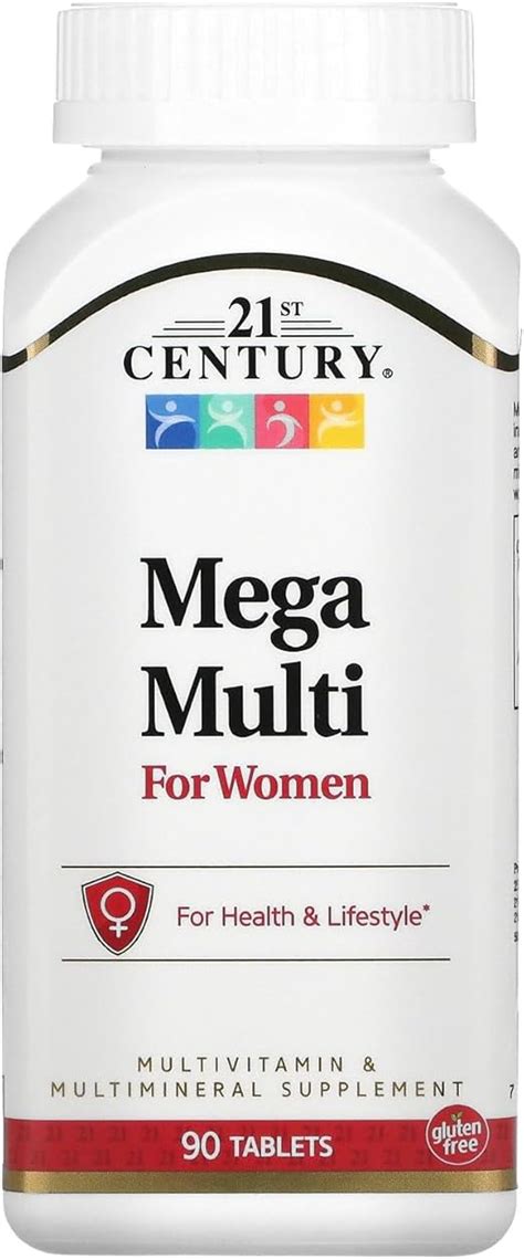 Amazon.com: 21st Century Mega Multi for Women Tablets, 90-Count (22659 ...
