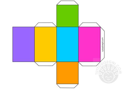 Modello Parallelepipedo Figure Geometriche Solide TuttoDisegni