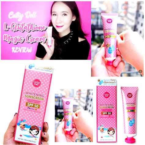 Cathy Doll L Glutathione Magic Whitening Sunscreen Cream