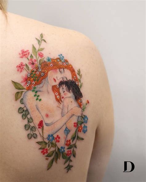 Elegant Tattoos By Deborah Genchi Inkppl Mother Tattoos Tattoos