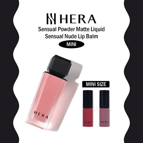 Jual READY EXP DATE 02 2026 HERA Sensual Powder Matte Liquid Mini Size Sensual Nude Lip Balm