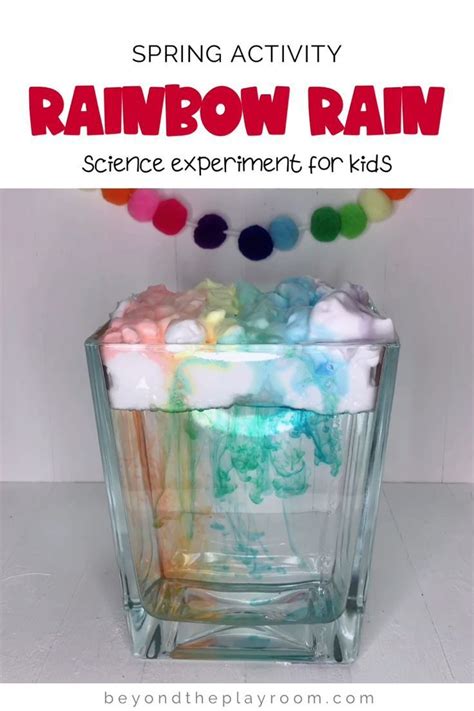 Rainbow rain science experiment – Artofit