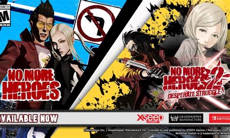 No More Heroes 1 y 2 ya están disponibles en Nintendo Switch