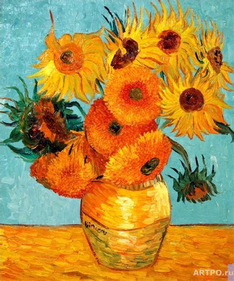 Van Gogh Podsolnuhi.kopiya | Te prace | Minaev Sergey | Malarstwo ...