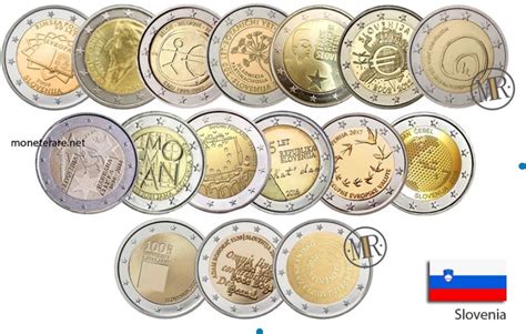 2 Euro Coins Slovenia | Commemorative SLOVENIJA Coins